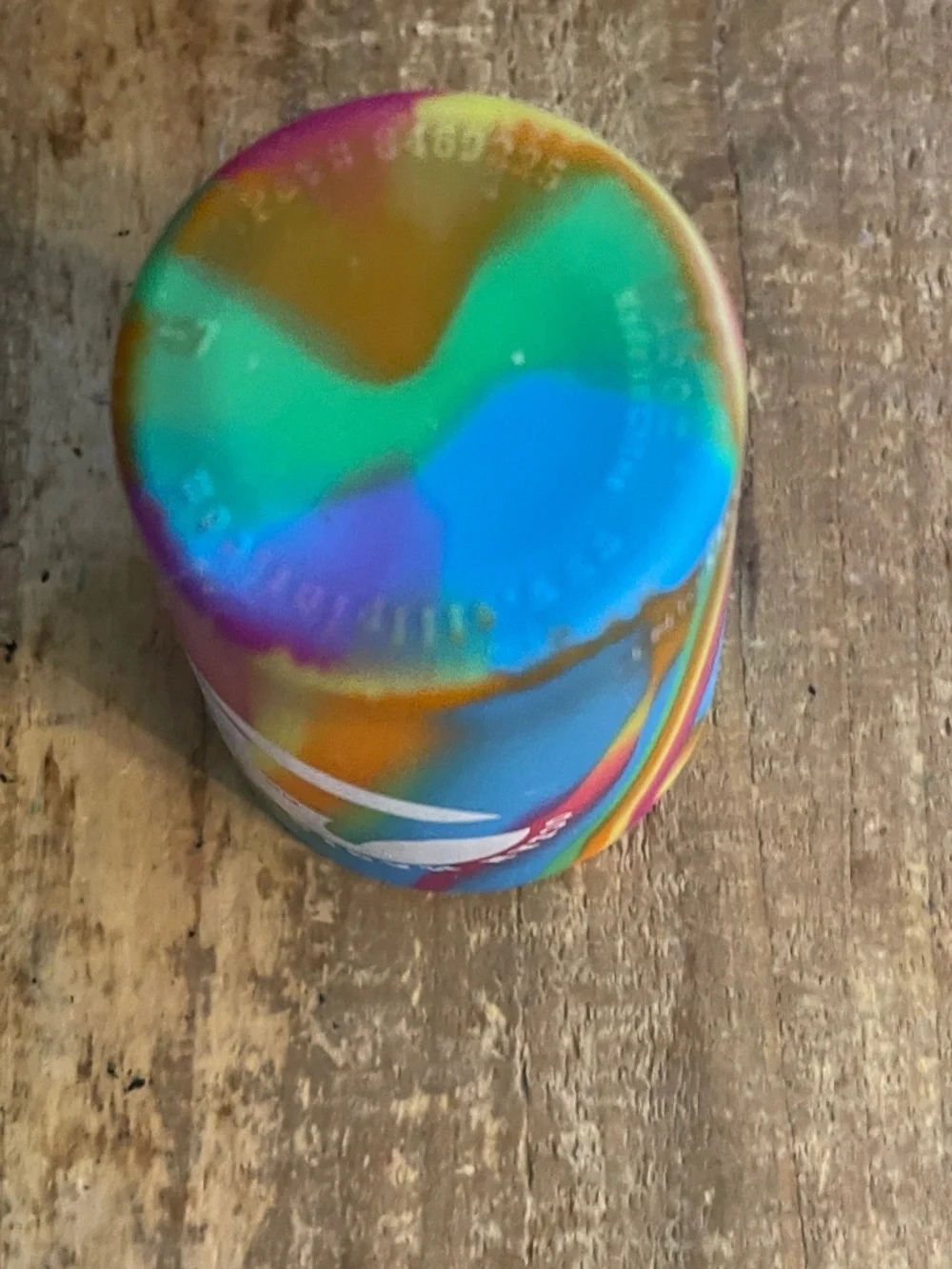 Ocean Magic Surf Shop Tye Dye Colorful Silicon Cup 5.75